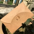 thumbnail image 4 of 1 Set of Kraft Paper Envelope Vintage Handmade Envelope DIY Invitation Size L Light Brown, 4 of 8