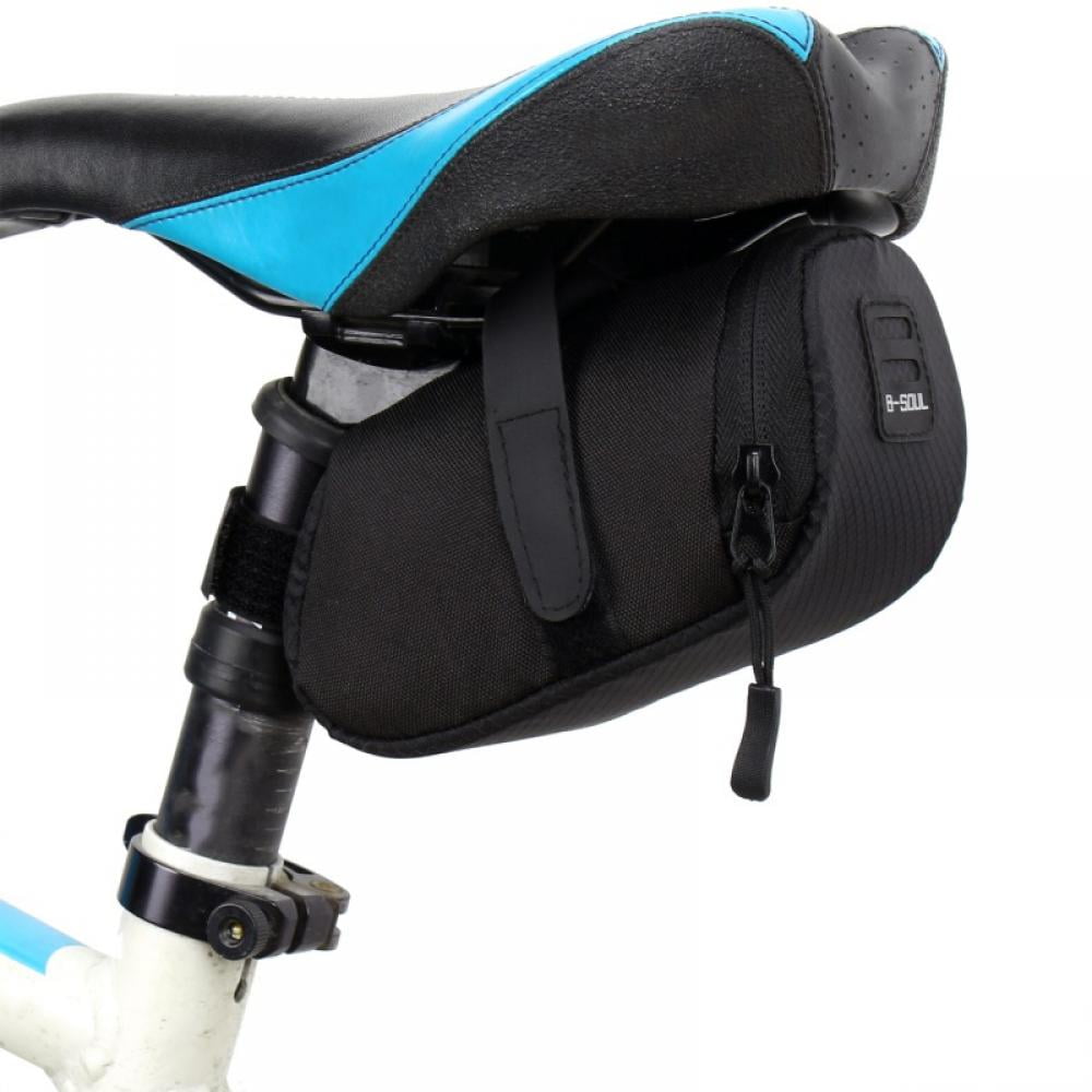 Bike Saddle Bag Waterproof Large Storage Bicycle Seat Pack for Road Mountain Compact Pouch 