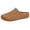 Brown, variant on DIVVce Suede Cutout Slip On Mules For Women Closed Toe Breathable Comfortable Casual Footwear