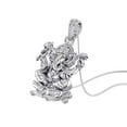 thumbnail image 2 of diollo Sterling Silver (92.5% purity) God Krishna/ Bal Gopal/ Radha Krishna Pendant for Men & Women Pure Silver Lord krishan / Radha Krishna/ Bal Gopal Locket for Good Health & Wealth, 2 of 5