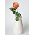 thumbnail image 6 of 22" Faux Large Rose Bud Stem Light Coral, 6 of 6