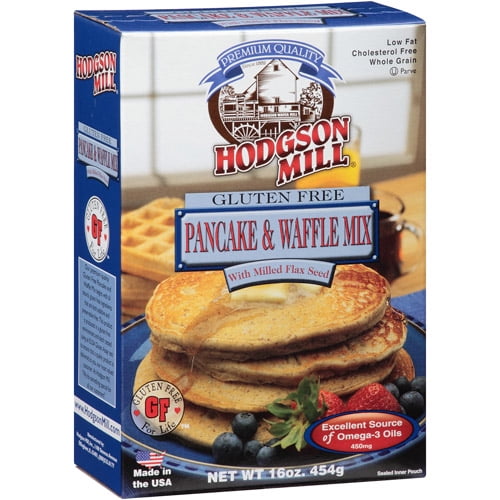 Hodgson Mill Gluten Free Pancake & Waffle Mix, 16 oz, (Pack of 8) by Hodgson Mill