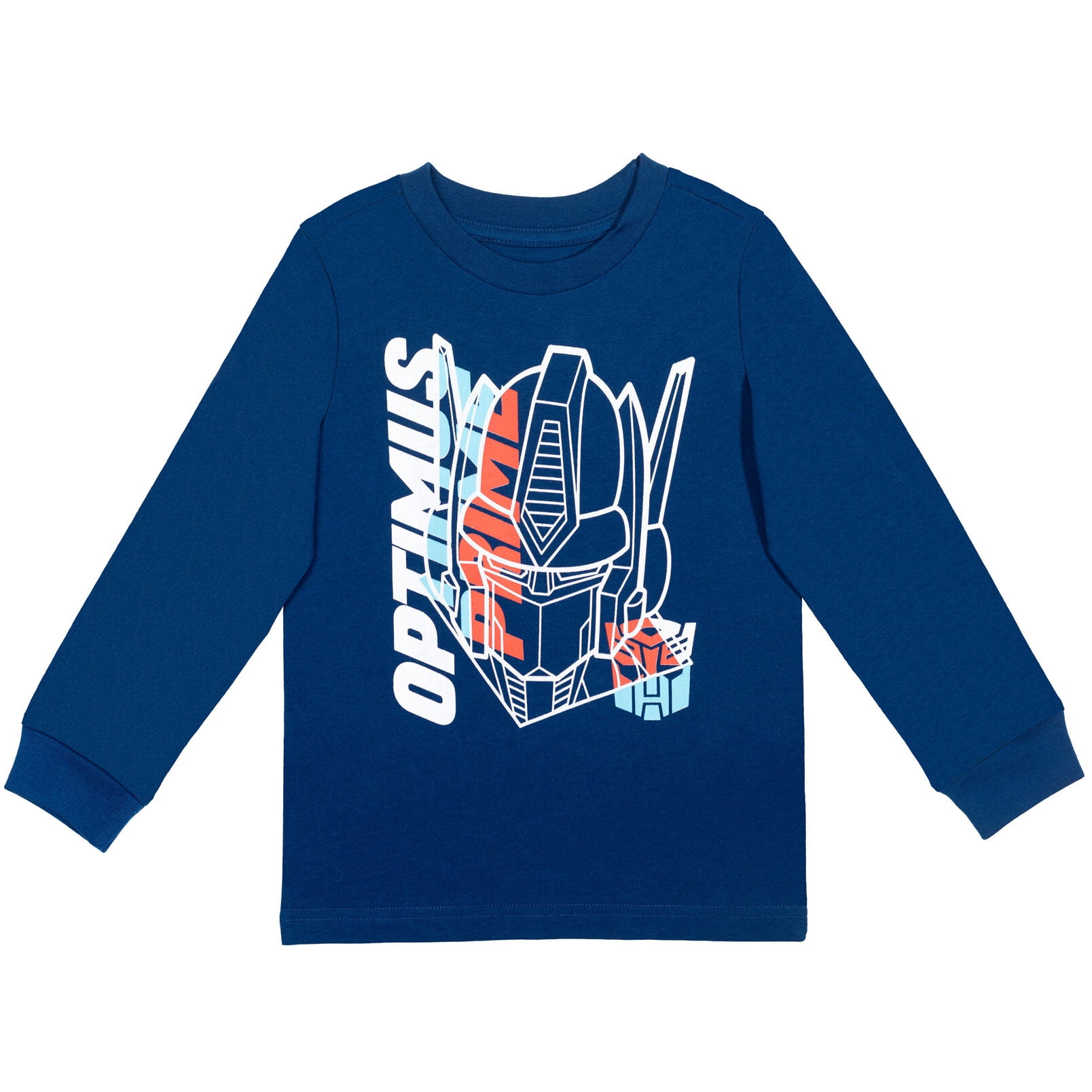 Transformers Bumblebee Optimus Prime Little Boys 2 Pack Long Sleeve T-Shirts Toddler to Big Kid