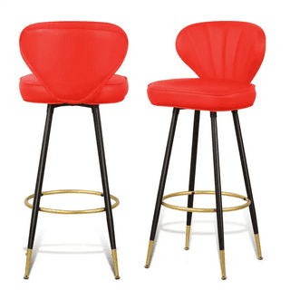 Backless Bar Stools in Bar Stools Counter Stools Orange