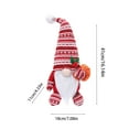 thumbnail image 3 of JoyMoreHome Christmas Faceless Gnome Dolls Christmas Desktop Decorations,Handmade Plush Faceless Doll for Christmas Ornaments,Home Table Dwarf Elf Plush Gnomes Decor Party Favors, 3 of 6