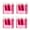 Pink, variant on 4-Piece Transparent Dual-Hole Pencil Sharpener Set, Portable Manual Sharpener with Case for Kids & School, Compact Sharpener Set Ideal for Classroom & Colored Pencils