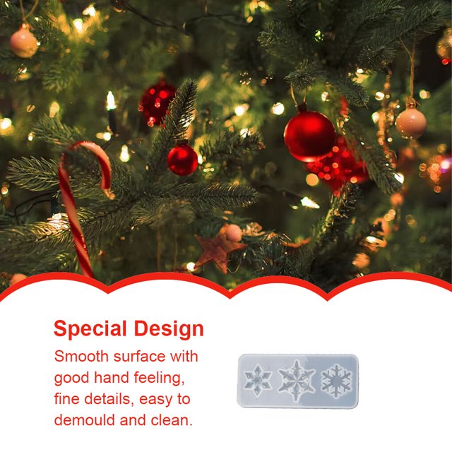 Maoww Biscuit Molds Supplies Kitchen Accessories Handmade Embossed Mould Tools DIY Fondant Casting Die Cupcake Chocolate Making SmallThree Snowflake
