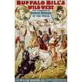 thumbnail image 2 of Buffalo Bills Wild West Show Poster 17x24 Gold Ornate Wood Framed with Double Matting Museum Art Print Titled - A Group of Mexican Vaqueros and Lariat Experts, 2 of 4