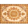 thumbnail image 1 of Ahgly Company Indoor Rectangle Medallion Orange Traditional Area Rugs, 5' x 7', 1 of 1