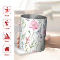 thumbnail image 5 of 12oz Coffee Tumblers Pioneer Flower Stainless Steel Vacuum Insulated Travel Tumbler Coffee Cups Mug with Lid and Straw with Cleaning Brush for Cold & Hot Drinks, 5 of 5