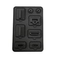 thumbnail image 2 of Likrtyny Juego Tapones Malla 8 Piezas Cubierta Antipolvo para Interruptor NS/interruptor OLED (negro), 2 of 6