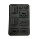 thumbnail image 1 of Juego de tapones de malla de 8 Uds. Cubierta antipolvo para interruptor NS/interruptor OLED (negro) Likrtyny Para estrenar, 1 of 4