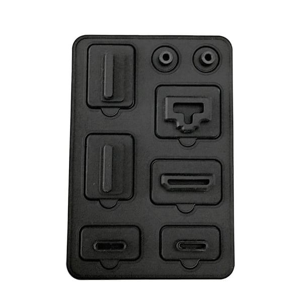 Juego de tapones de malla de 8 piezas, cubierta antipolvo para interruptor NS/interruptor OLED (negro)