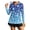 Blue Snowflake, variant on Yuyamidu Red Cobweb Long Sleeve Golf Shirts for Woman Sweat-Absorbing Halloween Athletic Tennis Shirts Golf Clothes Workout Tops Moisture-Wicking Breathable Casual Outdoor Sports Wear