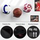 thumbnail image 2 of Matsuzay Soporte de bola de acrílico montado en la pared soporte de fútbol estante Rectangular colección de fútbol de baloncesto novio negro Type2 NO2, 2 of 6