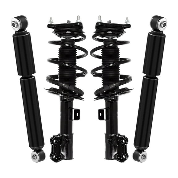 AutoShack Front Complete Strut & Coil Spring   Shock Absorber Replacement for 2014-2018 Kia Forte 2015-2018 Kia Forte5 4-PC Kit