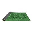 thumbnail image 2 of Ahgly Company Indoor Square Abstract Emerald Green Modern Area Rugs, 8' Square, 2 of 4