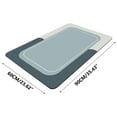 thumbnail image 3 of EGNMCR Outdoor Seat Cushion Crystal Velvet Rug Super Absorbent Quick Dry Rubber Backing Non Slip Washable Bathroom Floor Mats Shower Rug For In Front Of Bathtub Shower Room 24inx35in a mats, 3 of 5