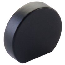 Schaub And Company 10040 Cafe Modern 1" Disc Luxury Cabinet Knob / Drawer Knob - Black