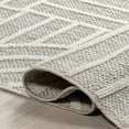 thumbnail image 5 of nuLOOM Liliya Modern Geometric Machine Washable Area Rug, 8' 10" x 12', Liliya Light Grey, 5 of 9