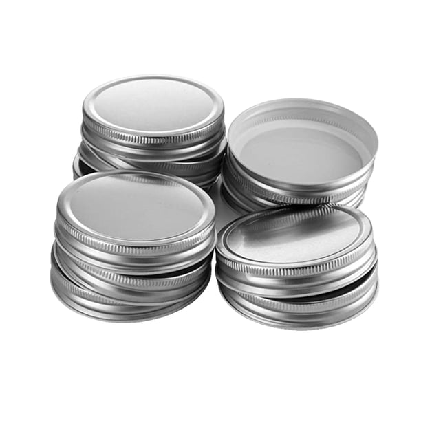 Wosthever 1 Juego de tapas de boca estándar ligeras con junta de silicona tapas de conservas duraderas a prueba de herrumbre diseño clásico a Almacenamiento y organización del hogar Astilla 86MM