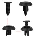 thumbnail image 4 of S SERENABLE 30 Pcs Auto Car Fastener Clips Rivet for 90467-07211 - Weatherstrip//Bumper/Engine Cover// Panel Push Type Retainers B22, 4 of 9