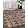 thumbnail image 3 of Ahgly Company Machine Washable Indoor Rectangle Industrial Modern Chestnut Brown Area Rugs, 6' x 9', 3 of 7