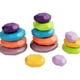 thumbnail image 2 of Bloques de equilibrio de madera, 1 juego de bloques de construcción de piedras apilables de colores 14 piezas, 2 of 9