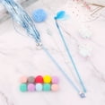 thumbnail image 4 of 15PCS Cat Wand Set Interactive Kitten Teaser Soft Cat Ball Crinkle Ball for Cats, 4 of 10