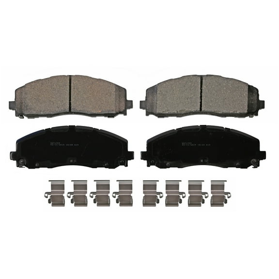 Wagner Brake QuickStop ZD2177 Ceramic Disc Brake Pad Set Fits select: 2021 JEEP WRANGLER UNLIMITED, 2020 JEEP WRANGLER