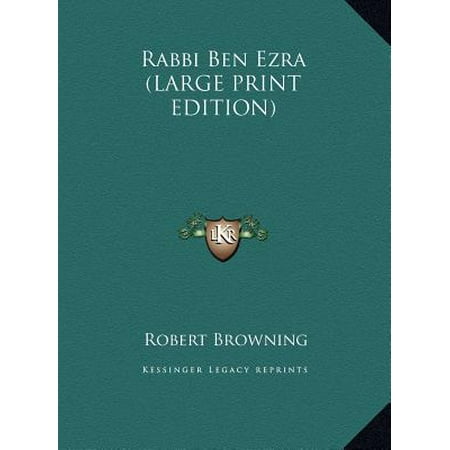 rabbi ben ezra Rabbi ben ezra is a poem by robert browning about abraham ibn ezra (1092-1167), one of the great poets, mathematicians, and scholars of the 12th century he wrote on grammar, astronomy, the astrolabe, etc the poem begins: grow old along with me the best is yet to be it is not a biography of abraham ibn ezra like all of browning's. rabbi ben ezra Rabbi ben ezra is a poem by robert browning about abraham ibn ezra (1092-1167), one of the great poets, mathematicians, and scholars of the 12th century he wrote on grammar, astronomy, the astrolabe, etc the poem begins: grow old along with me the best is yet to be it is not a biography of abraham ibn ezra like all of browning's.