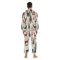 thumbnail image 4 of FORMRS Onesies Pajama for Adults Unisex Hoodie Winter Jumpsuit One Piece Sleepwear, Sizes S-2XL, Red Deer, 4 of 7