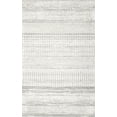 thumbnail image 2 of nuLOOM Nova Stripes Runner Rug, 2' 6" x 6', Gray, 2 of 2
