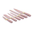 thumbnail image 1 of Beautiful 6-Piece Rose Champagne Gold Knife Set, 1 of 3
