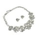 thumbnail image 1 of Sonducket Collar de mujer exquisito cristal perla moda pendiente decorativo novias joyería Kit boda compromiso oro Ropa, zapatos y accesorios Miscelánea Plata Sonducket AP011541-02, 1 of 6
