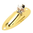 thumbnail image 4 of Guitar Input Jack, Boat Style Guitar Input Socket Plate 6.35mm Jack Metal Electric Guitar Input Output Socket With 2 String Fixators For  And For Tele Electric Guitars, 4 of 8