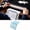 76#Light Blue, variant on Mahjong Card Under Mat Slide In Foldable Stand Rack Table Game Accessory, Ergonomic Angled Viewing Holder Space Saving Portable Mahjong Score Card Display for Home Game Night Travel Players
