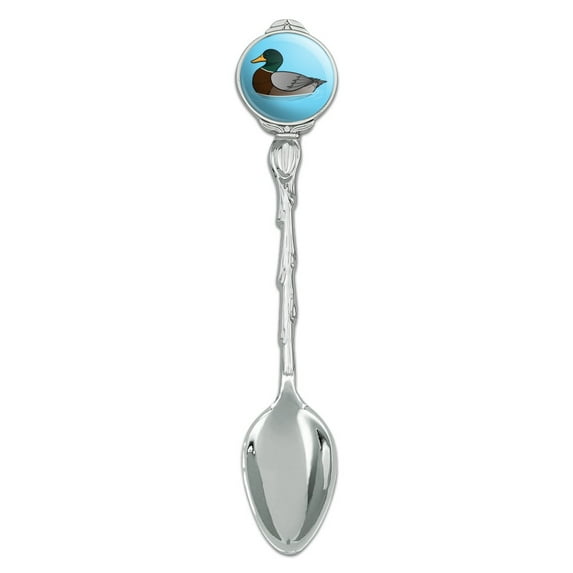 Duck Swimming in Water Novelty Collectible Demitasse Tea Coffee Spoon