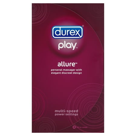 Durex Play Allure Vibrating Personal Massager Vibrator, 1 Count