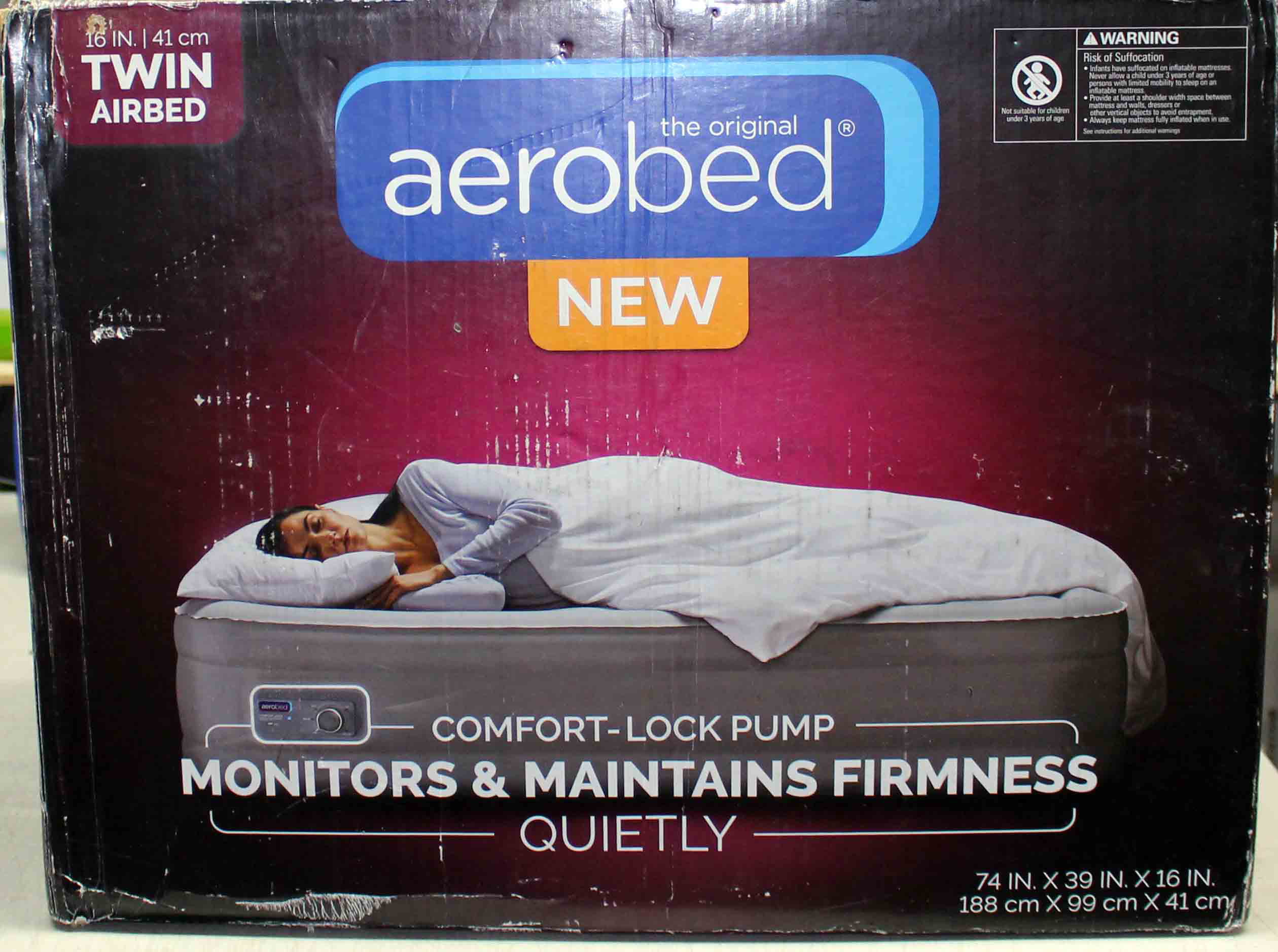 Queen for sale online Gray AeroBed Comfort Lock Air Mattress 