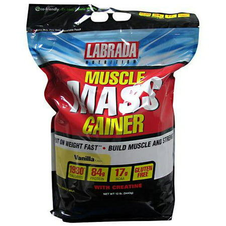 Labrada Nutrition Muscle Mass Gainer - Vanilla / 12 lb