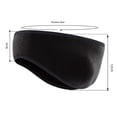 thumbnail image 5 of Winter Headband Ear Muffs Ear Covers for Cold Weather Running Cycling Ski Lightweight Winter Ear Warmer for Running,Black, 5 of 5