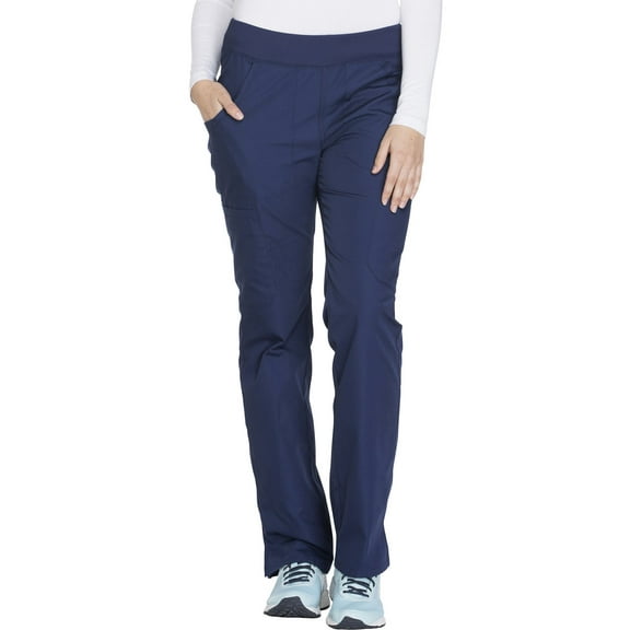 Cherokee Workwear Originals Women's Scrubs Pant Mid Rise Straight Leg Pull-On Cargo WW210