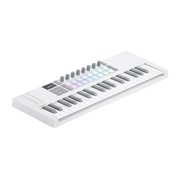 Novation Launchkey Mini 37 MK4 White 37-Note Mini Controller Keyboard with Headphones Package