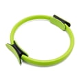 thumbnail image 2 of Green - 1 piece magic yoga ring, Pilates ring, full body toning exercise ring, high resistance exercise ring for posture, strength and flexibility training., 2 of 3