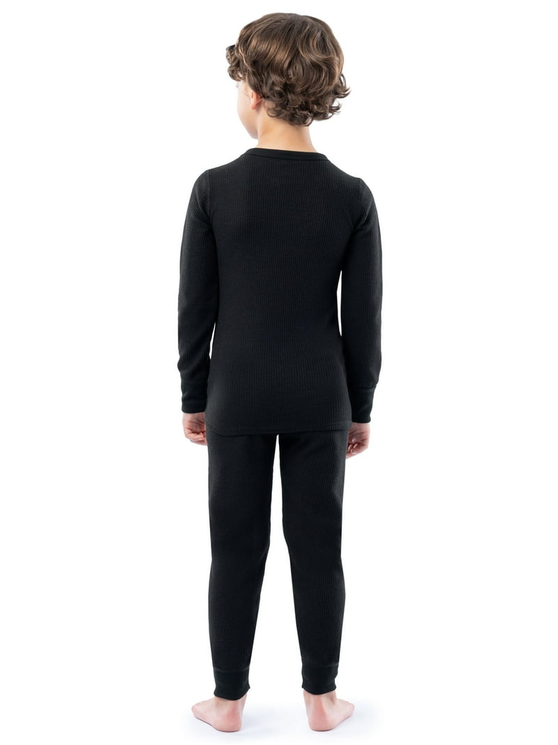 Athletic Works Boy's & Girl's Waffle Thermal Underwear Crew Top