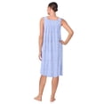 thumbnail image 5 of Aria Women's Sleeveless 40" Cotton Nightgown, Sizes XS-5X, 5 of 6