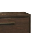 Coaster 204352CO Edmonton 2 Drawer Nightstand, Rustic Tobacco/Dark