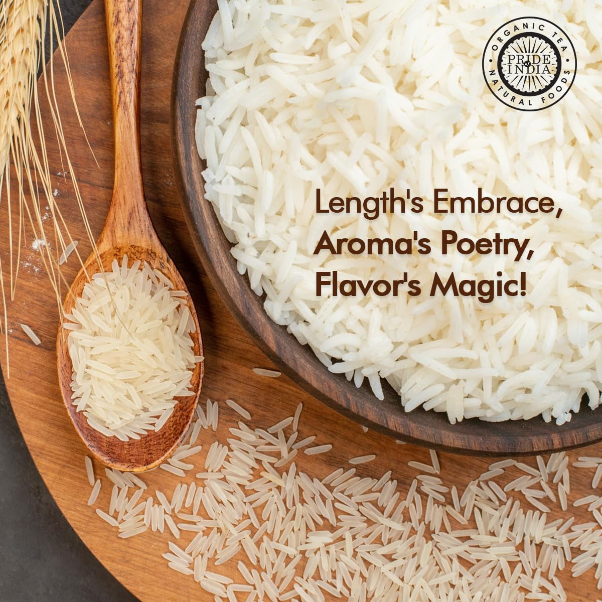 Pride of India Extra Long Basmati Rice, 40 lb