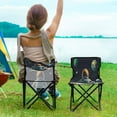 thumbnail image 5 of WOBOGO Astronaut Sitting on The Moon Camping Chair Convenient Four Corner Backrest Folding Stool Can Hold Up to 220lbs, 5 of 8